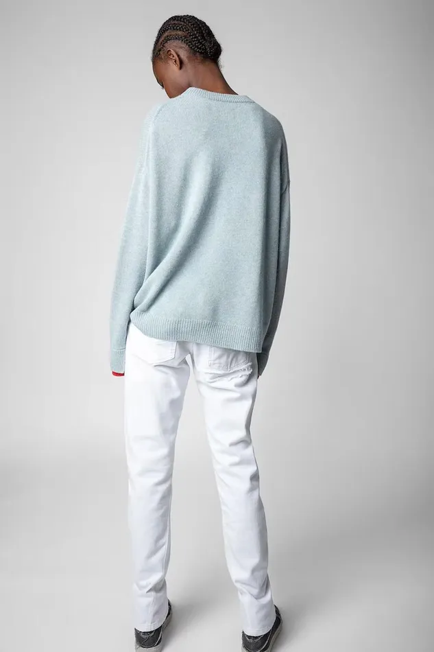 Zadig and Voltaire Sweaters and Knitwear MARKUS HEART DENIM 8211 Women Zadig and Voltaire Sweaters and Knitwear MARKUS HEART DENIM 8211 Women